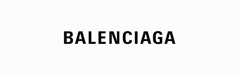 6 минималистичных писем Balenciaga